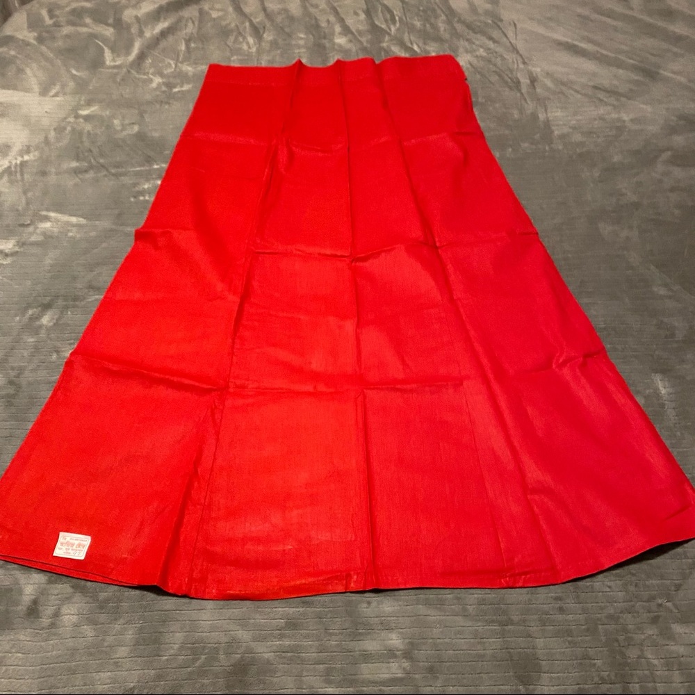 Red Saree Petticoat